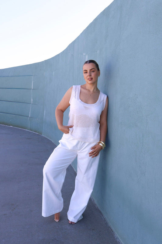 ALBA TOP WHITE - Fayt The Label