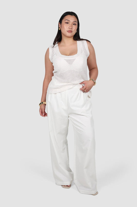 ALBA TOP WHITE - Fayt The Label