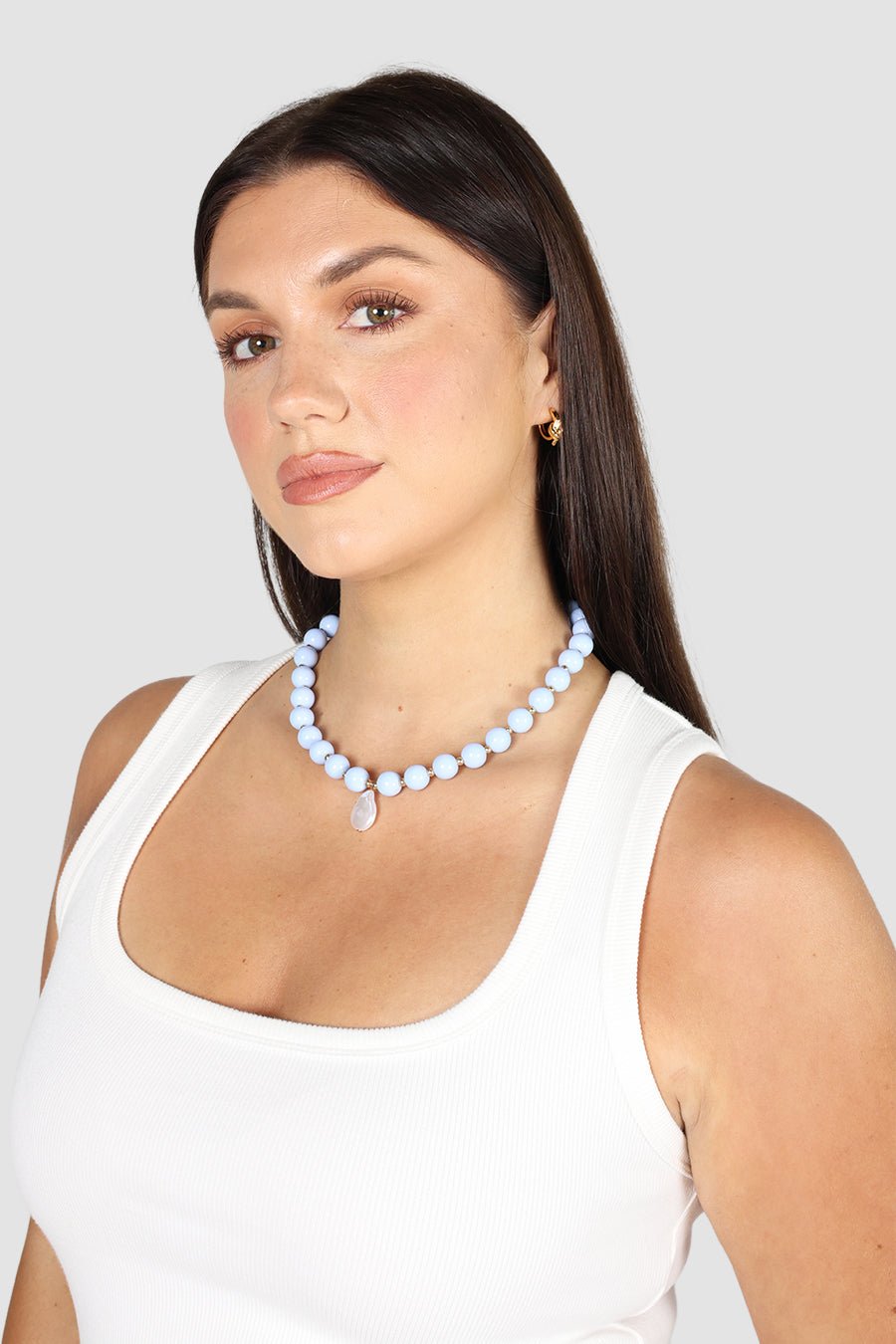 AMALFI NECKLACE AZURE - Fayt The Label
