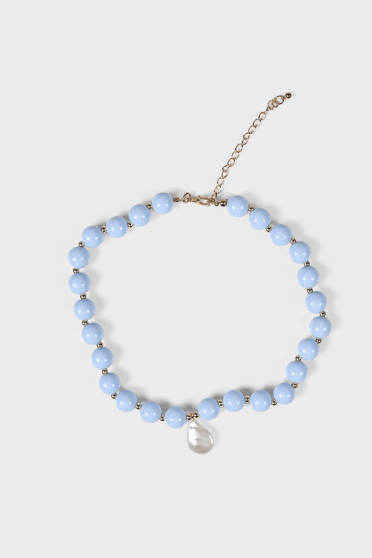 AMALFI NECKLACE AZURE - Fayt The Label