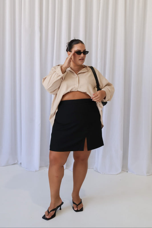 ANA SKIRT BLACK - Fayt The Label