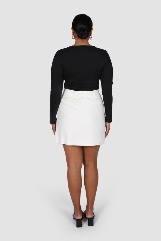 ANA SKIRT WHITE - Fayt The Label