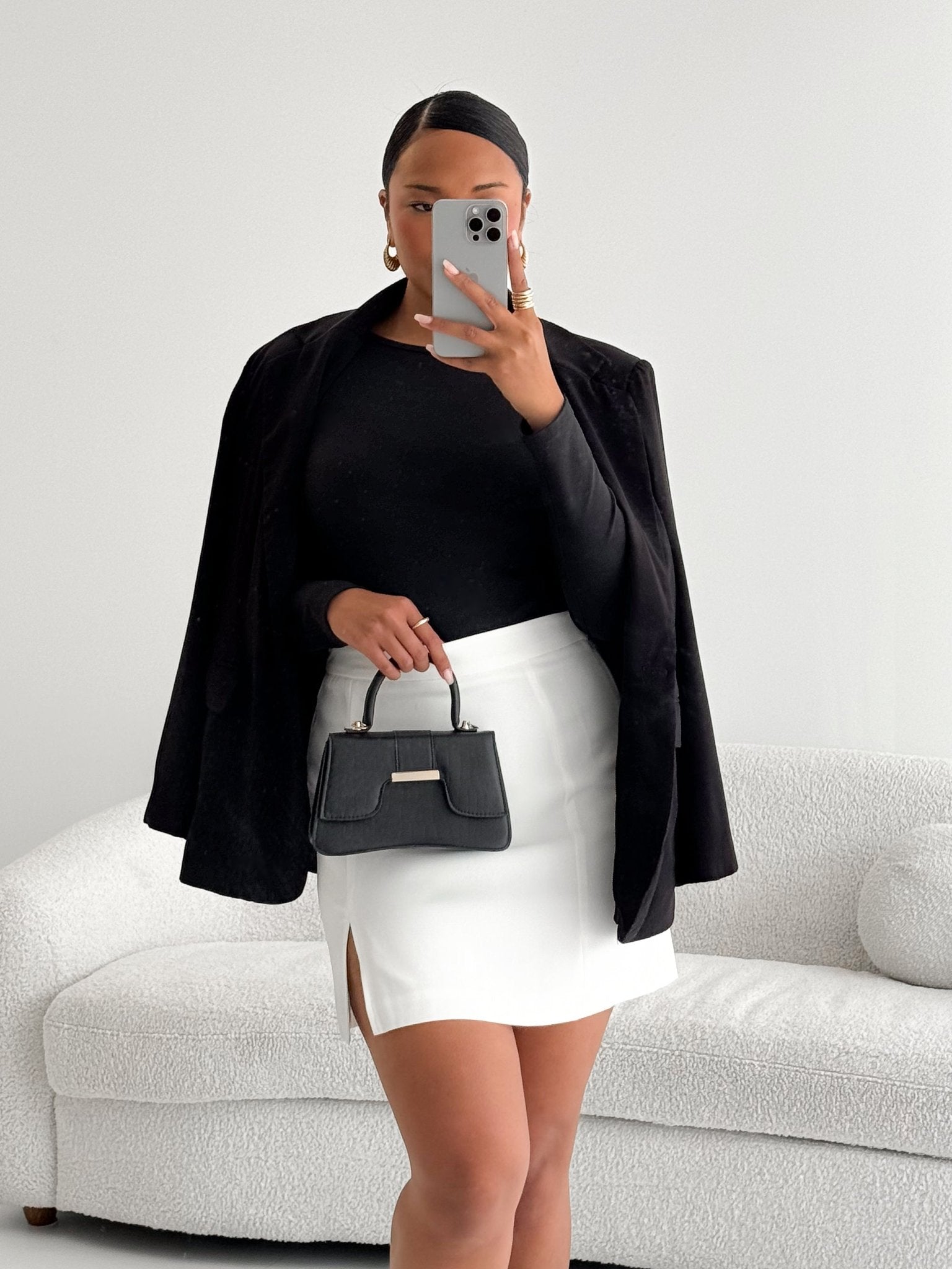 ANA SKIRT WHITE - Fayt The Label