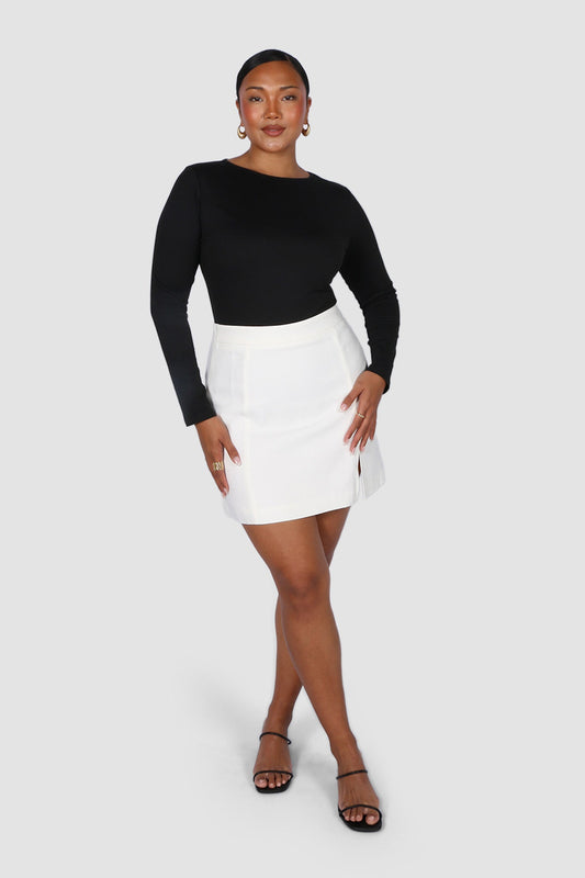 ANA SKIRT WHITE - Fayt The Label