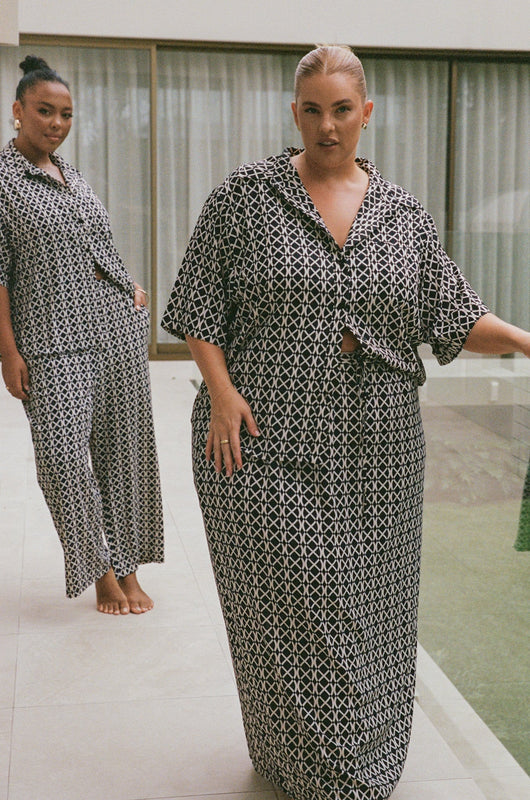 ANAIA SKIRT GEO - Fayt The Label