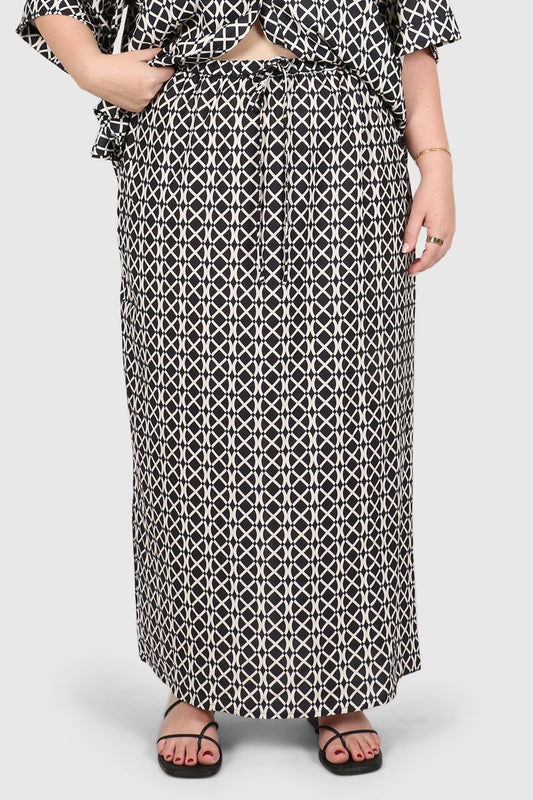 ANAIA SKIRT GEO - Fayt The Label