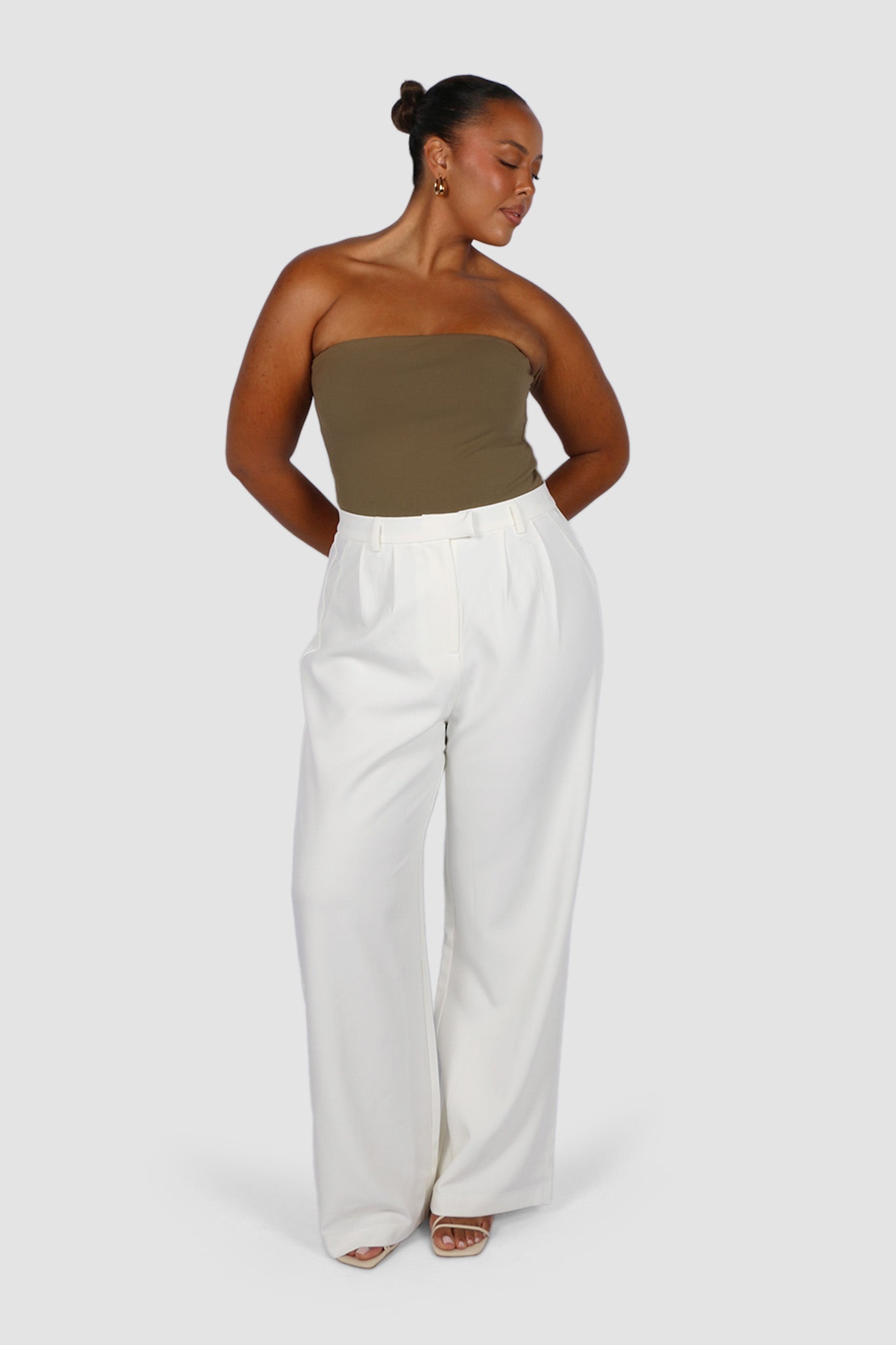 APRIL TOP OLIVE - Fayt The Label