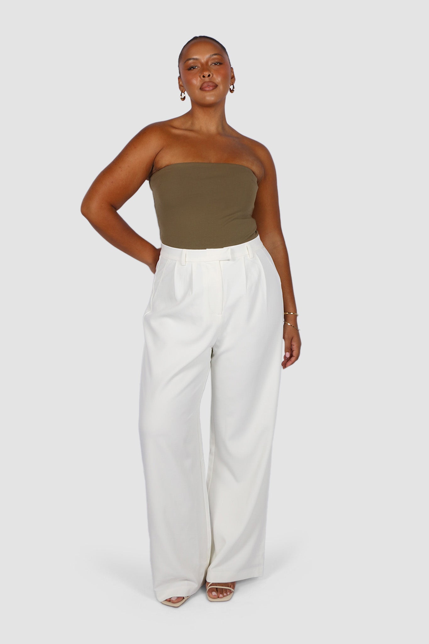 APRIL TOP OLIVE - Fayt The Label