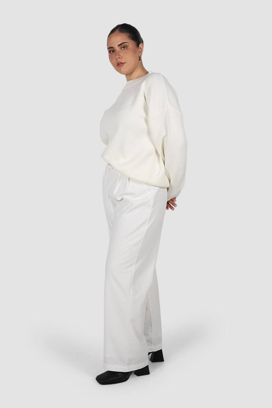 ARIE LINEN PANT WHITE - Fayt The Label
