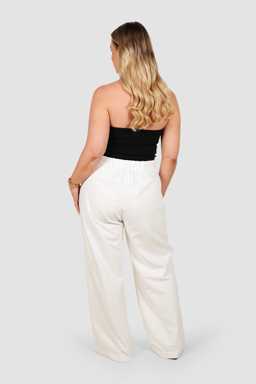 ARIE LINEN PANTS WHITE - Fayt The Label