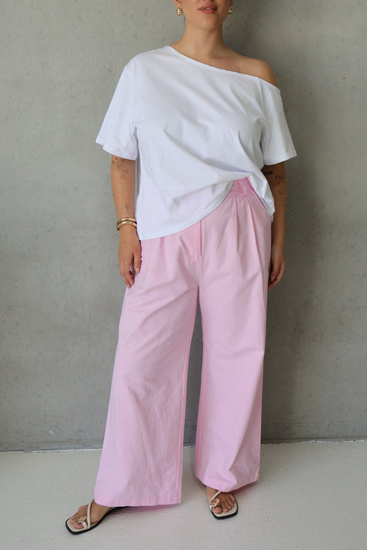 ARIE PANTS SOFT PINK - Fayt The Label