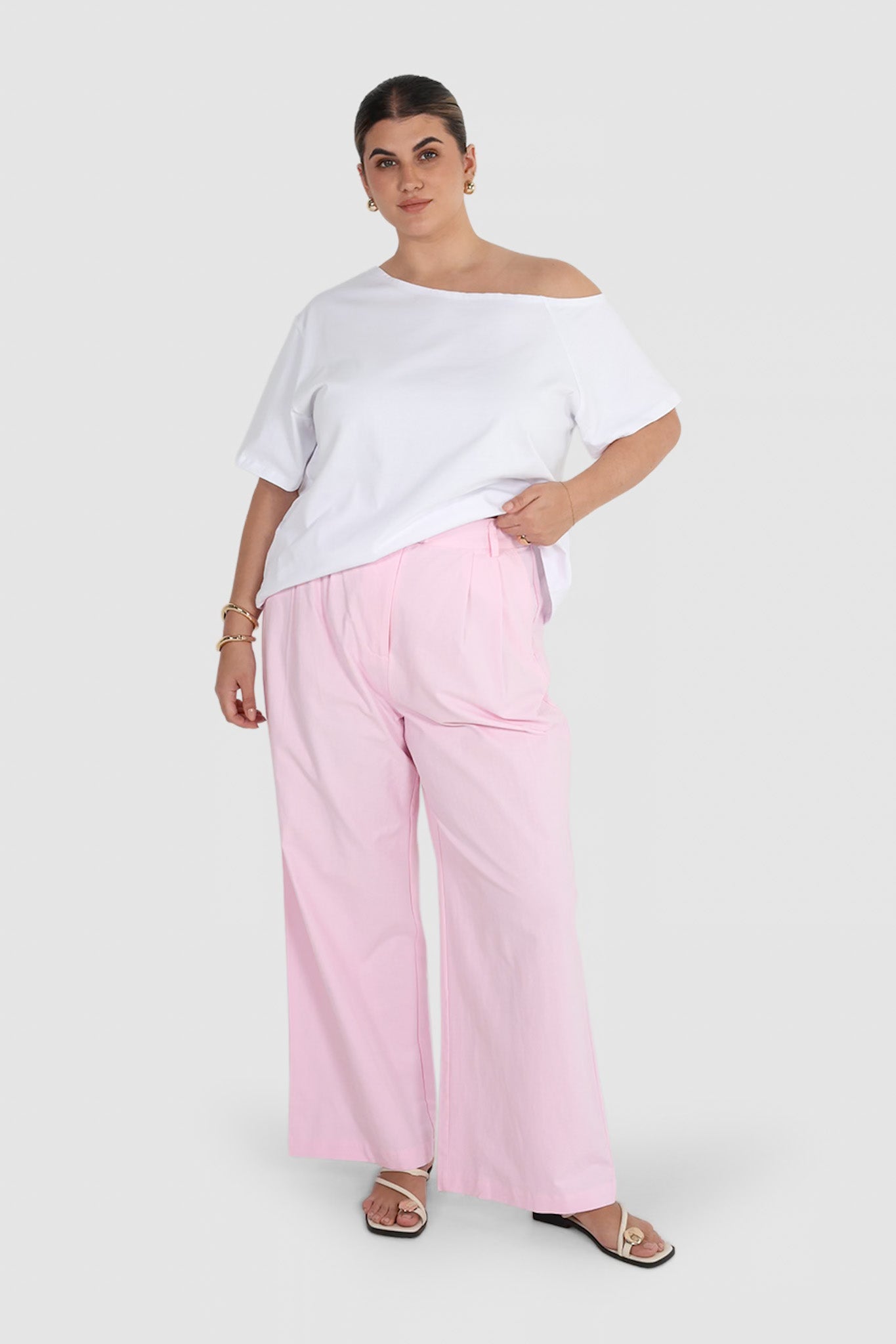 ARIE PANTS SOFT PINK - Fayt The Label
