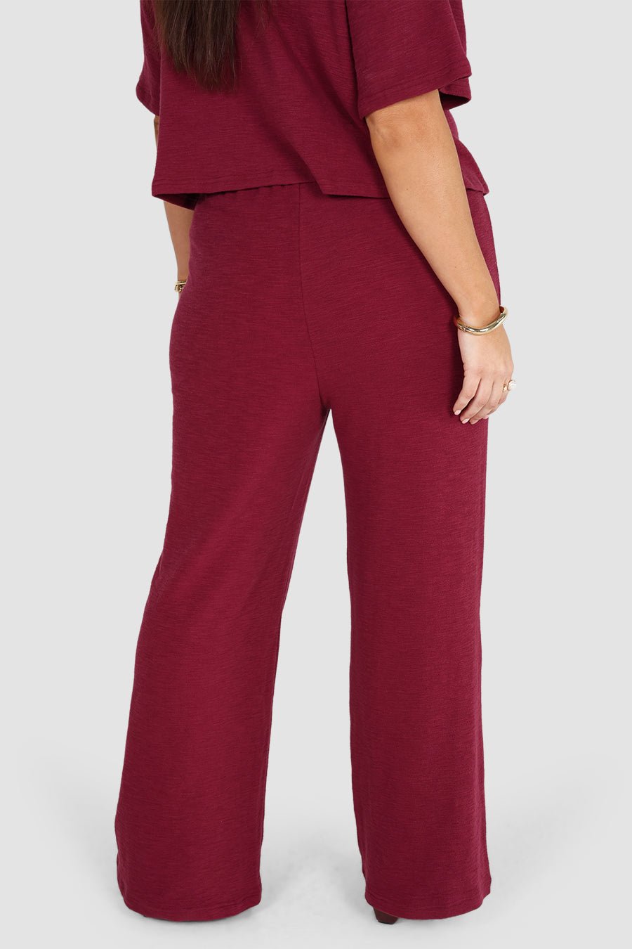 AURO PANT DEEP BURGUNDY - Fayt The Label