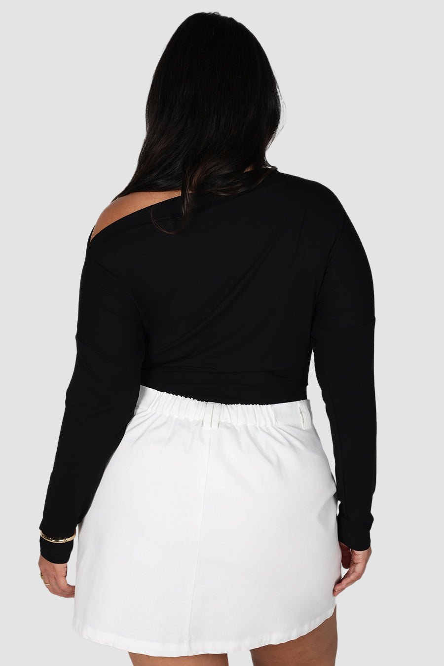 AVENDI L/S TOP BLACK - Fayt The Label