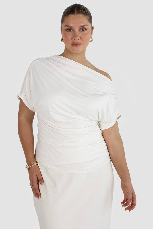 AVENDI TOP WHITE - Fayt The Label