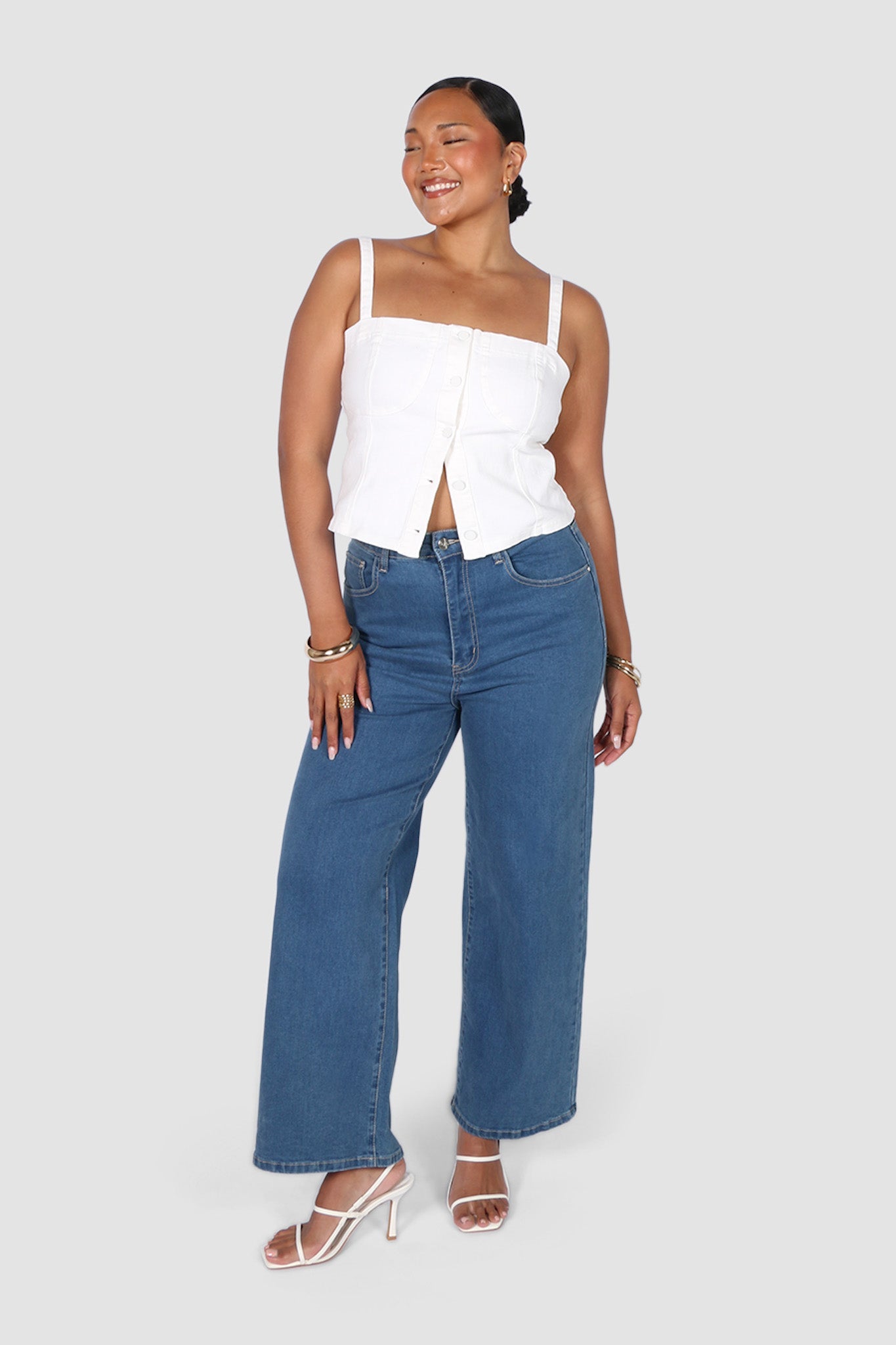 AXEL JEANS DEEP MUTED BLUE - Fayt The Label