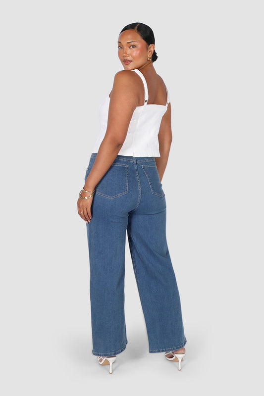AXEL JEANS DEEP MUTED BLUE - Fayt The Label