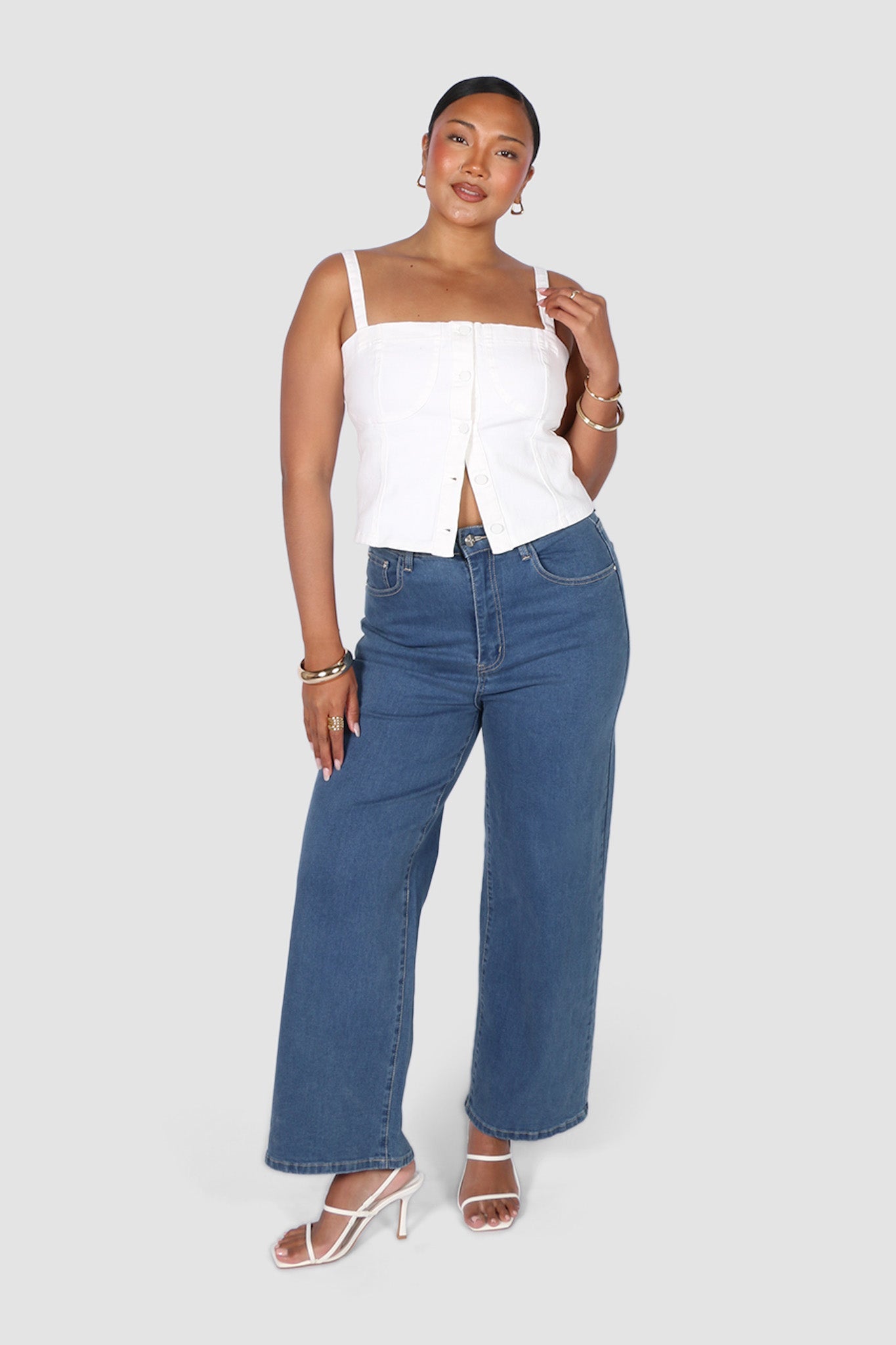 AXEL JEANS DEEP MUTED BLUE - Fayt The Label