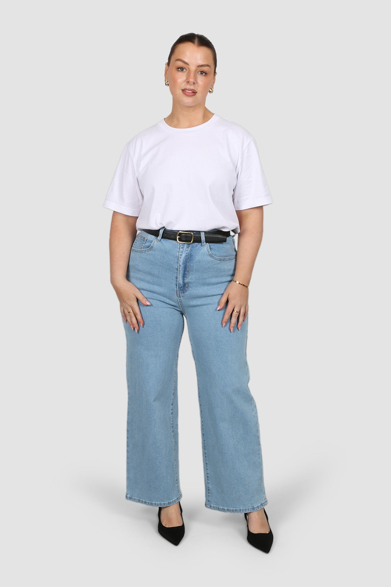 AXEL JEANS MEDIUM BLUE - Fayt The Label