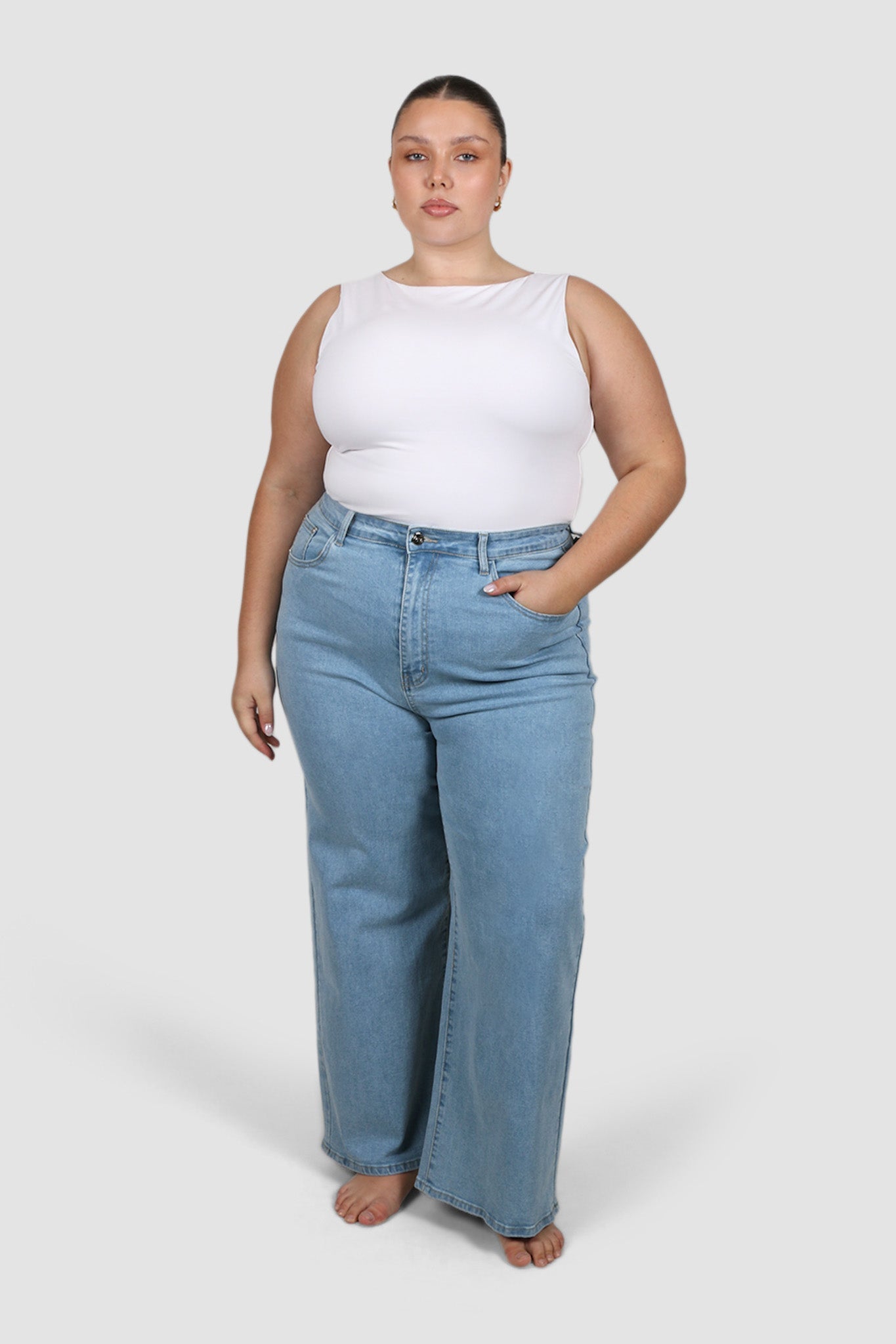 AXEL JEANS MEDIUM BLUE - Fayt The Label