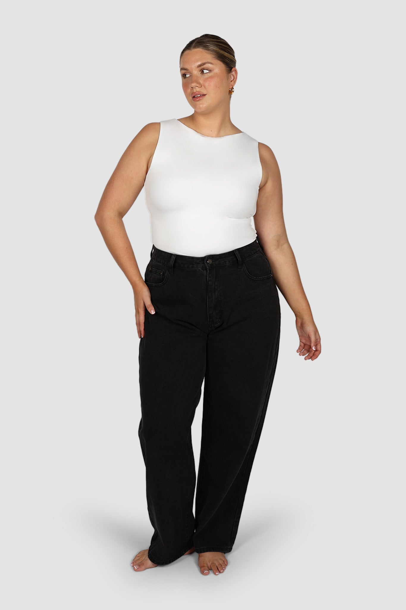 BALDWIN JEANS BLACK WASH - Fayt The Label