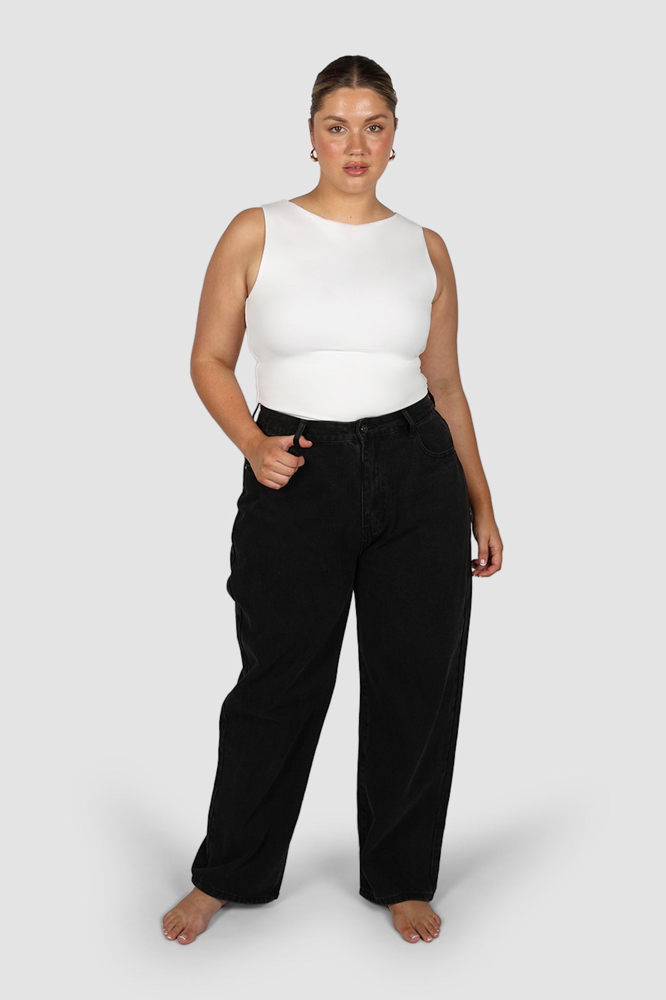 BALDWIN JEANS BLACK WASH - Fayt The Label