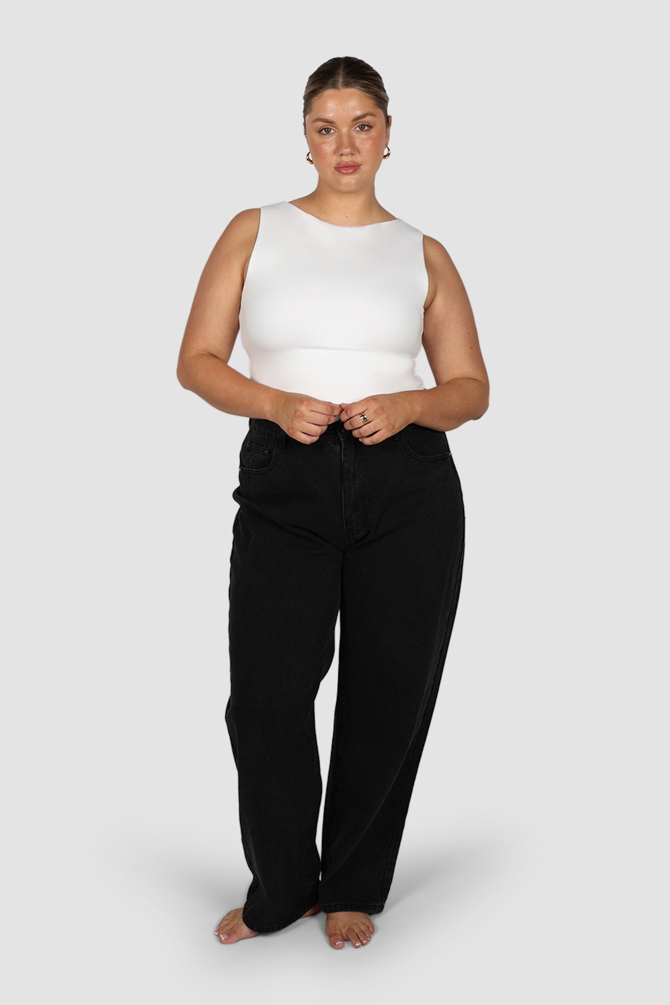 BALDWIN JEANS BLACK WASH - Fayt The Label