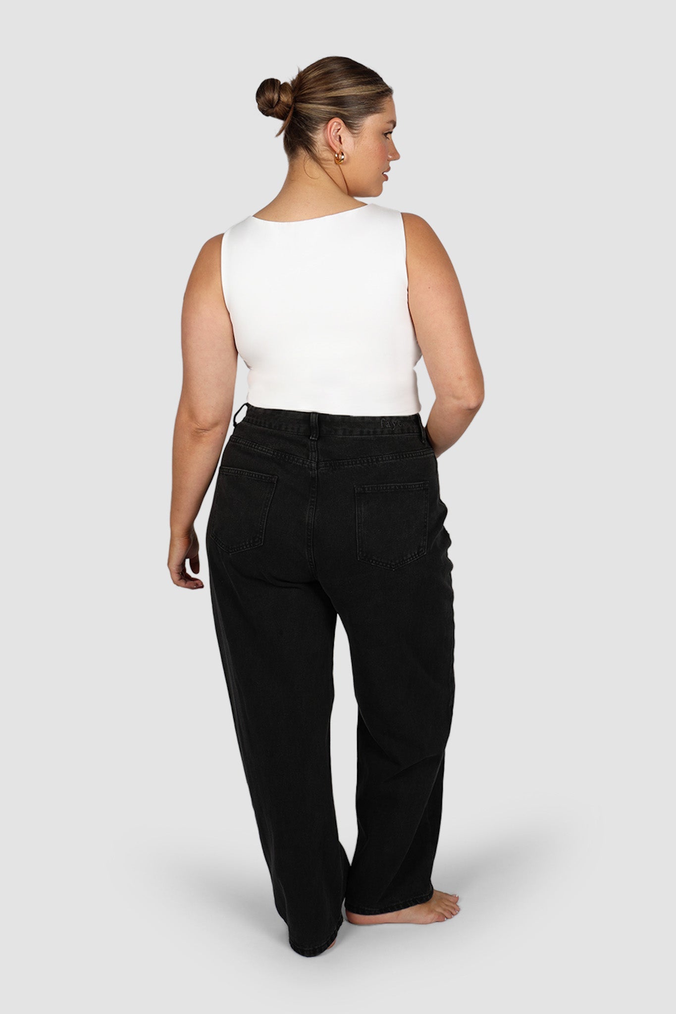 BALDWIN JEANS BLACK WASH - Fayt The Label