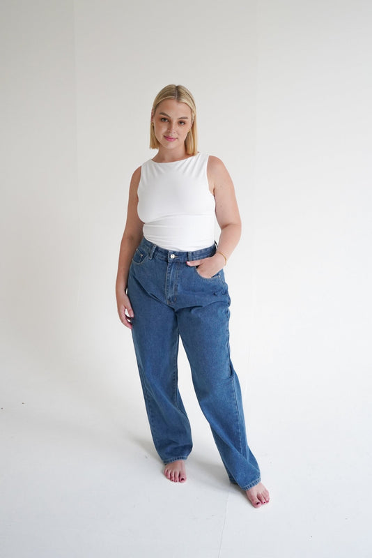 BALDWIN JEANS DEEP BLUE - Fayt The Label