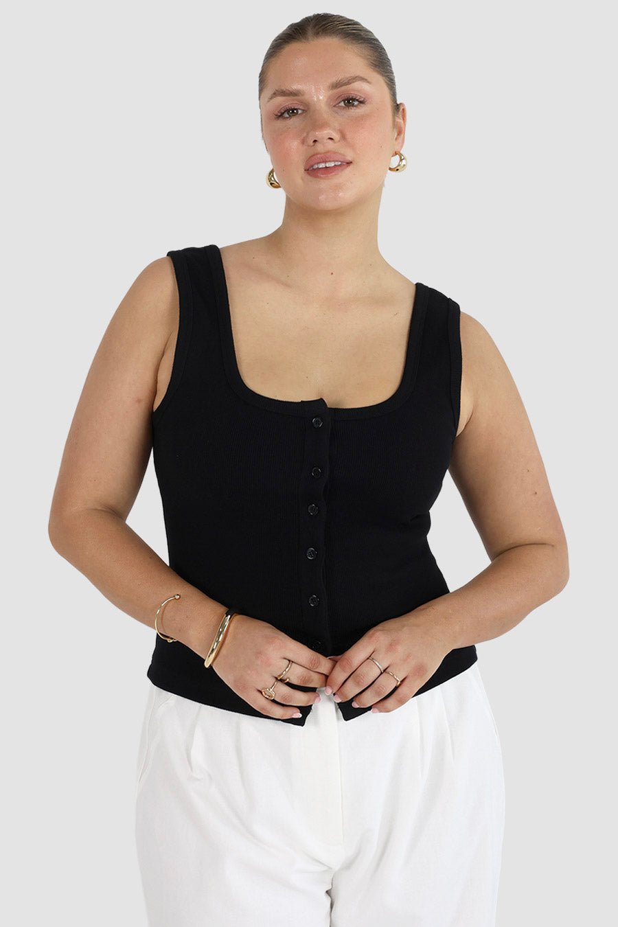 BECKER TOP BLACK - Fayt The Label