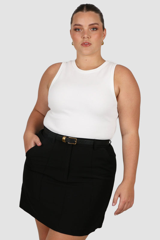 BENNETT SKIRT BLACK - Fayt The Label