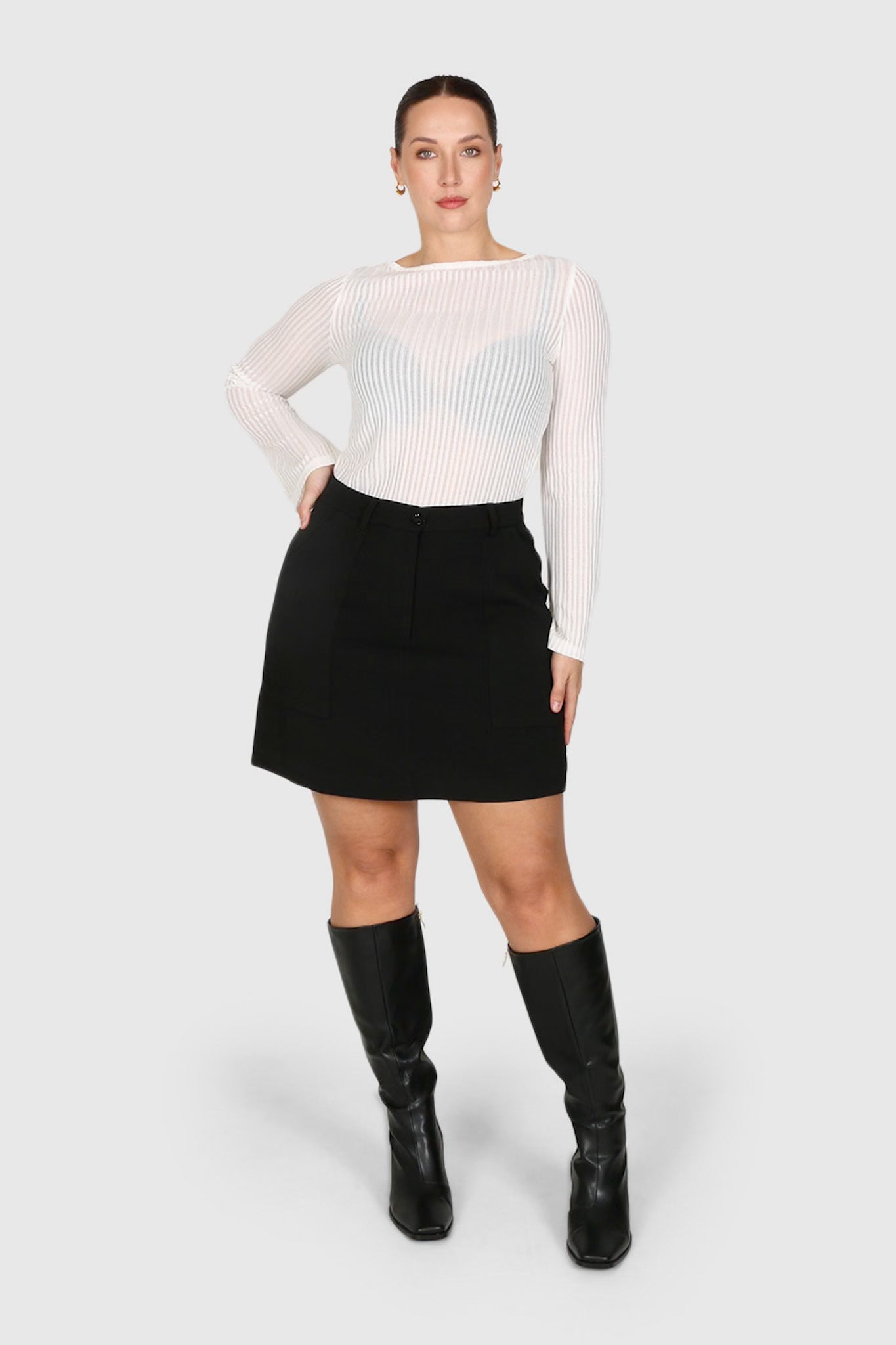 BENNETT SKIRT BLACK - Fayt The Label