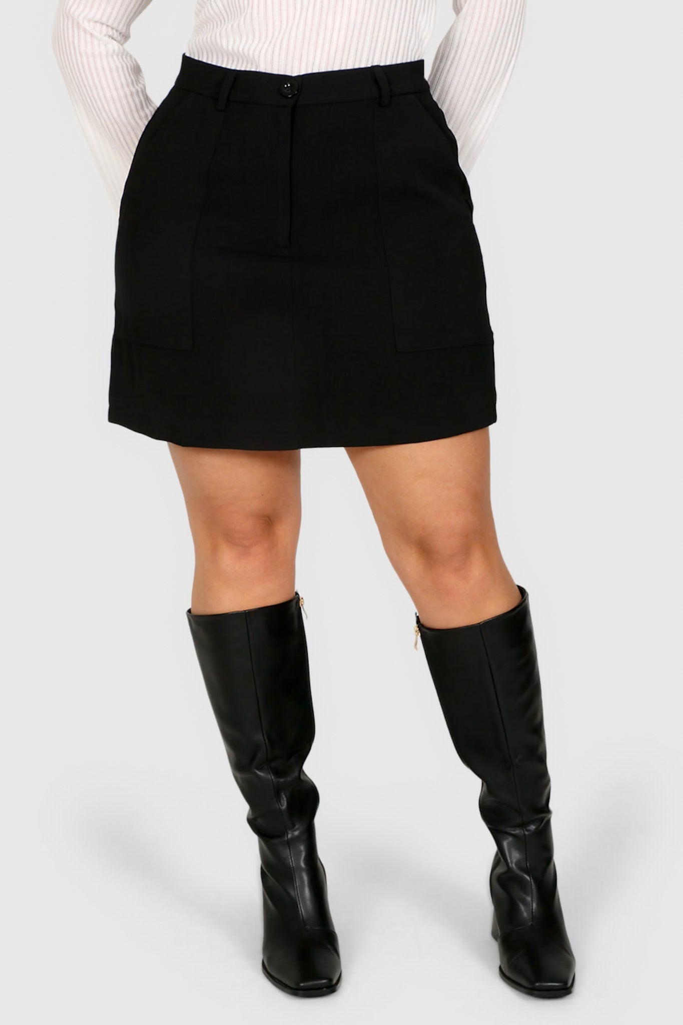 BENNETT SKIRT BLACK - Fayt The Label
