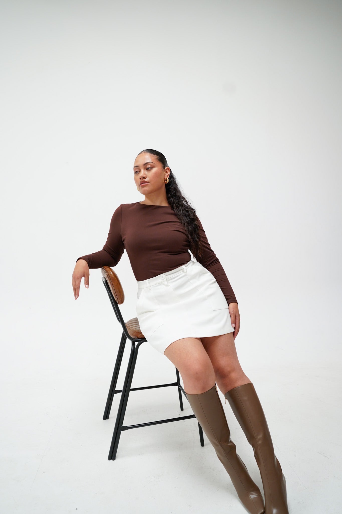 BENNETT SKIRT WHITE - Fayt The Label