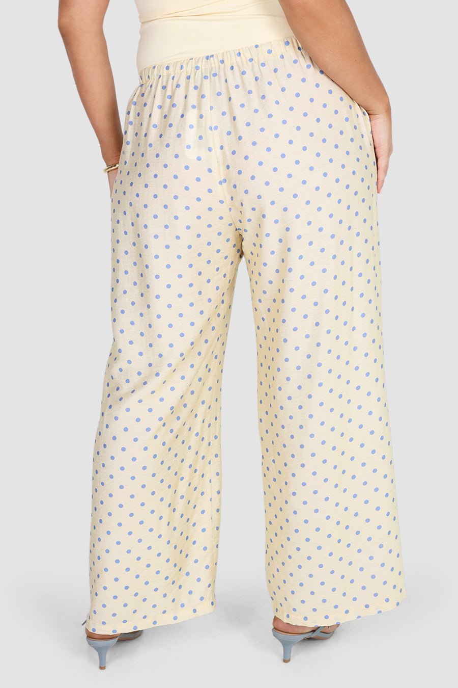BENNI PANT BLUE POLKA - Fayt The Label