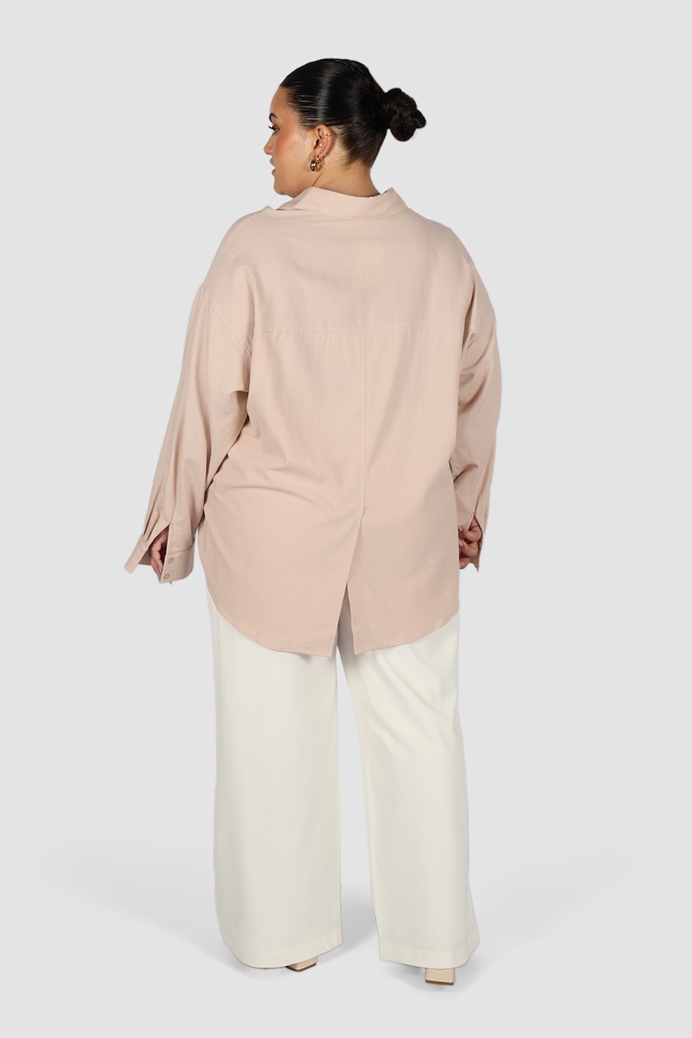 BEXLEY BUTTON SHIRT NEUTRAL - Fayt The Label