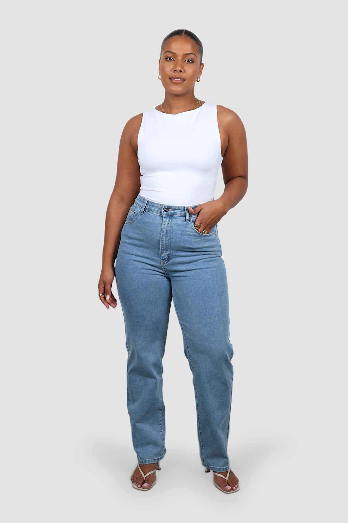 BILLY JEANS BLUE WASH TALL FIT - Fayt The Label