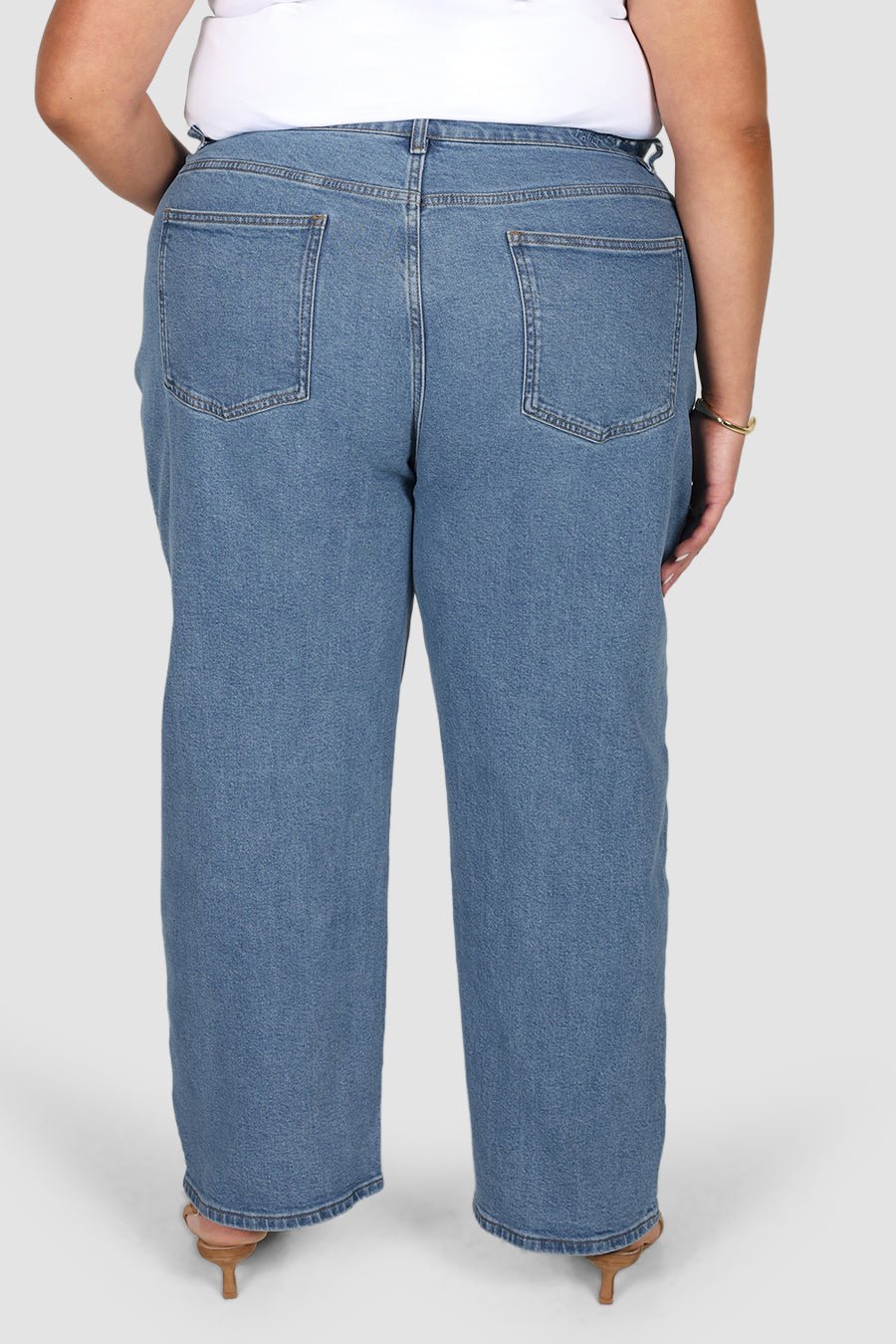 BOWIE JEAN MID BLUE - Fayt The Label