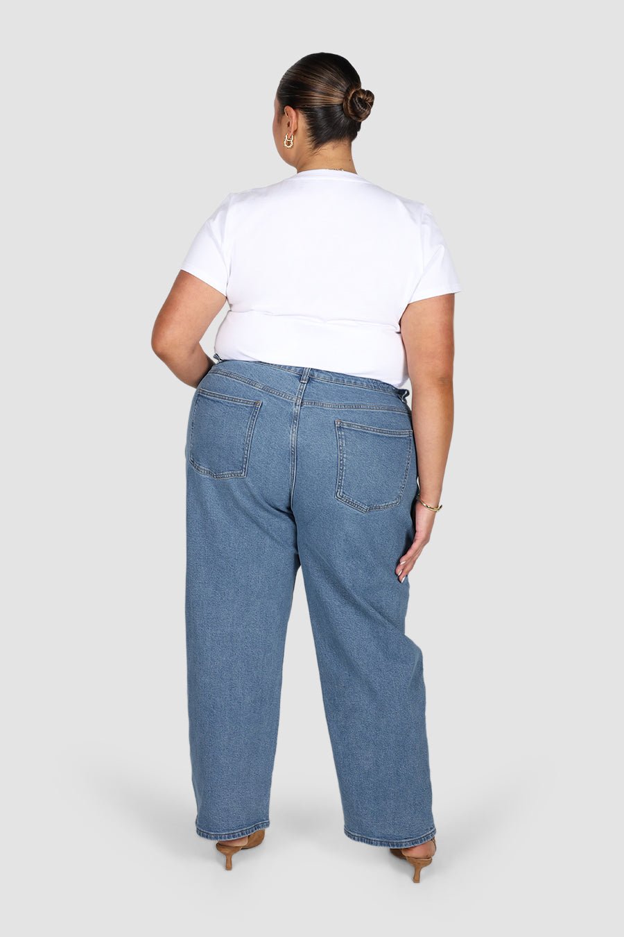 BOWIE JEAN MID BLUE - Fayt The Label