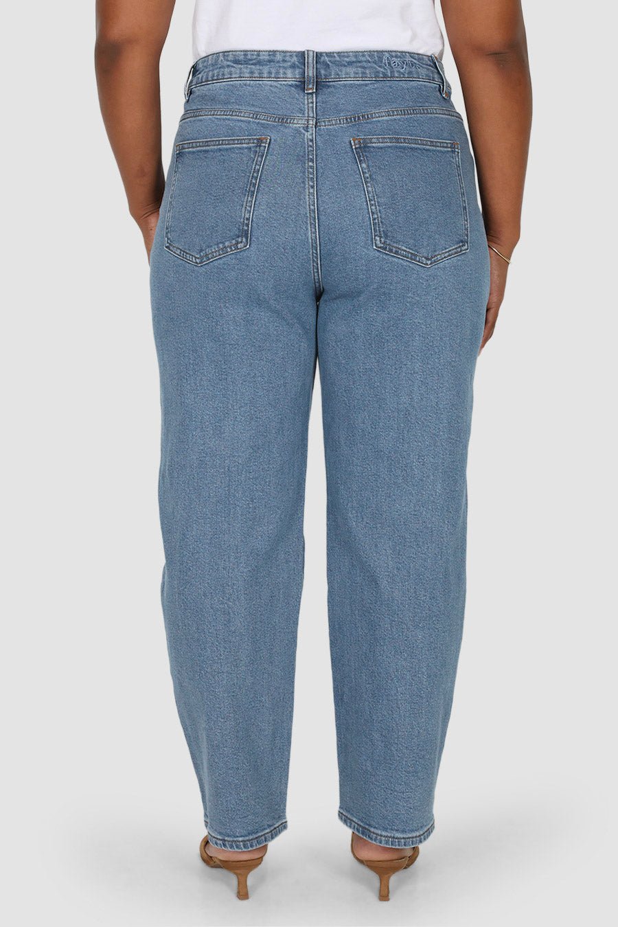BOWIE JEAN MID BLUE - Fayt The Label