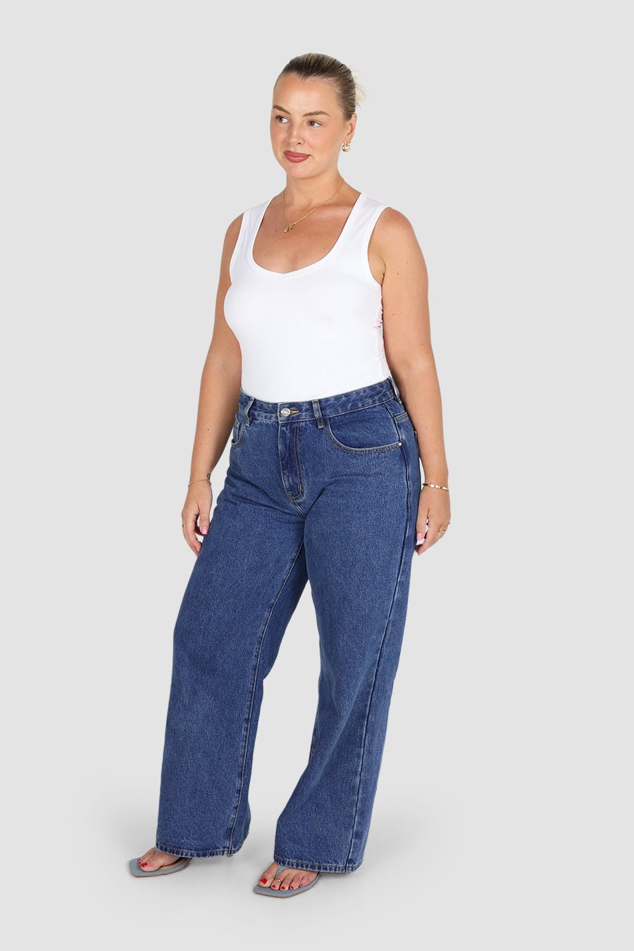 BROOKS JEAN CLASSIC BLUE - Fayt The Label