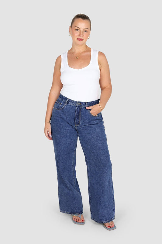 BROOKS JEAN CLASSIC BLUE - Fayt The Label