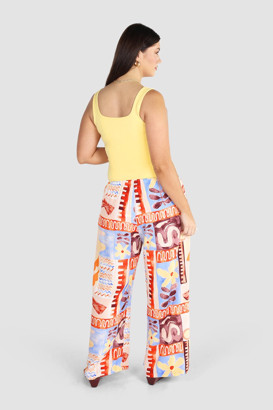 BYRON FLOWY PANT TOSCANA - Fayt The Label