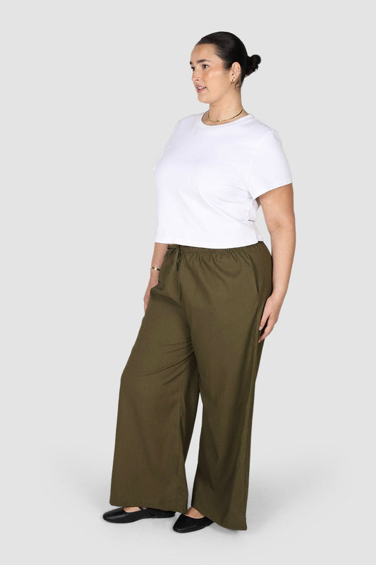 BYRON PANT KHAKI - Fayt The Label