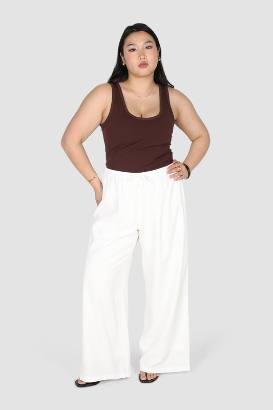 BYRON PANT WHITE - Fayt The Label