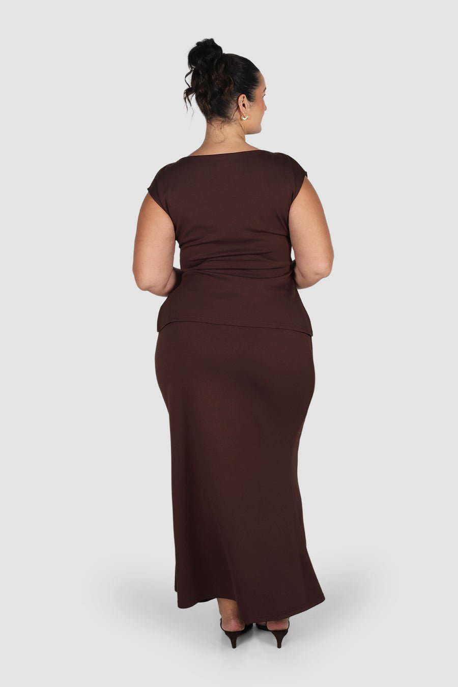 CALAIS SKIRT ESPRESSO - Fayt The Label