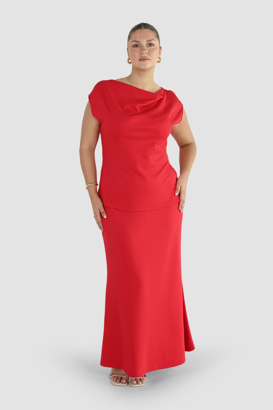 CALAIS SKIRT RED - Fayt The Label