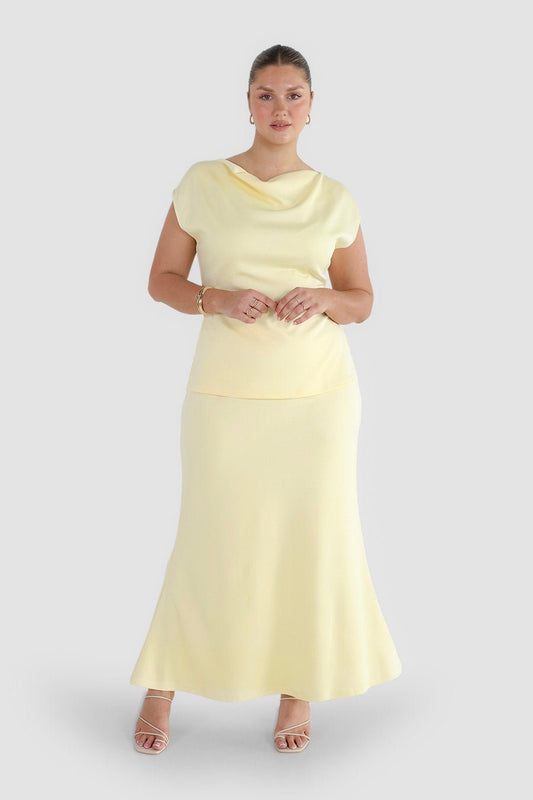 CALAIS SKIRT YELLOW - Fayt The Label