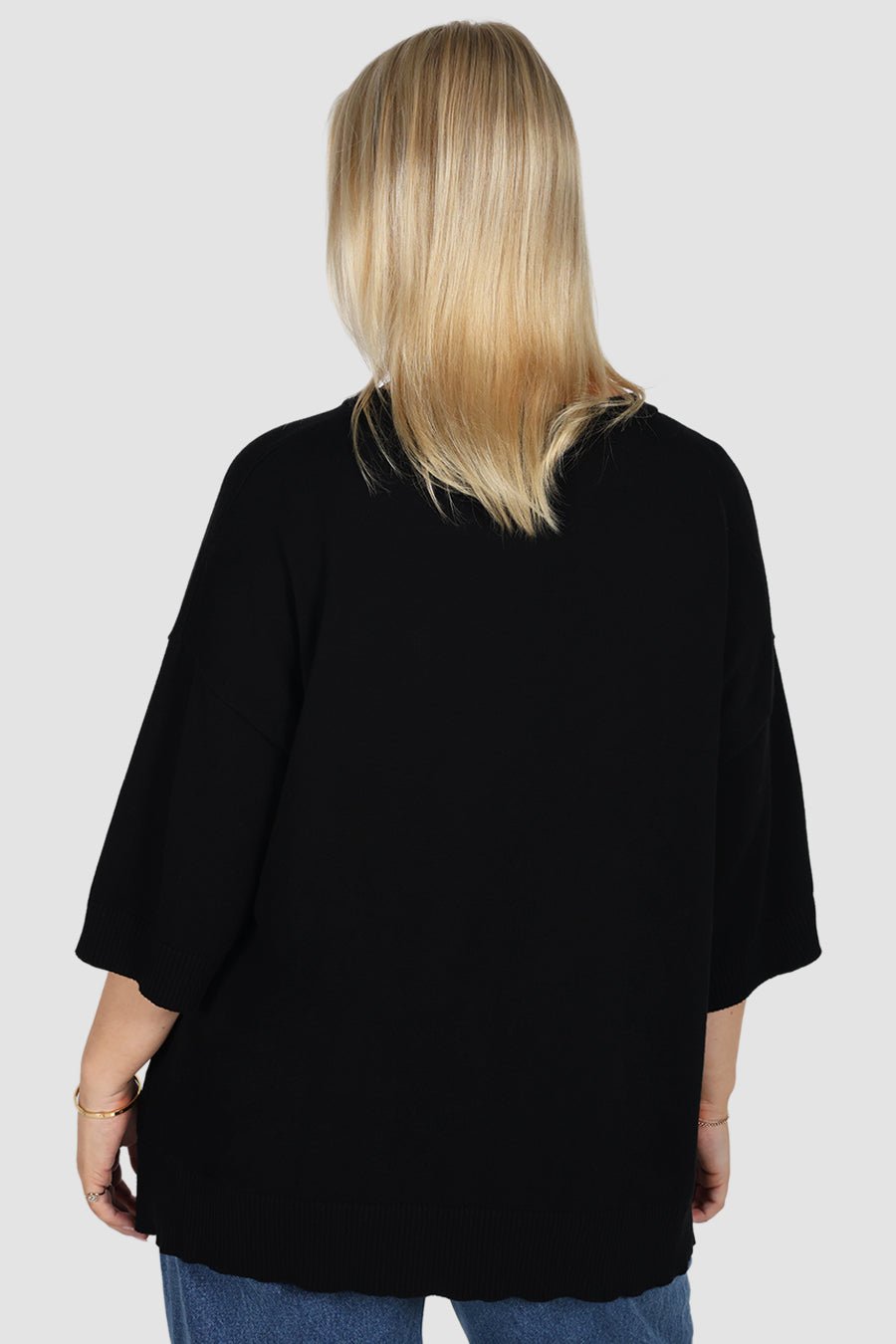 CALDER KNIT TOP BLACK - Fayt The Label