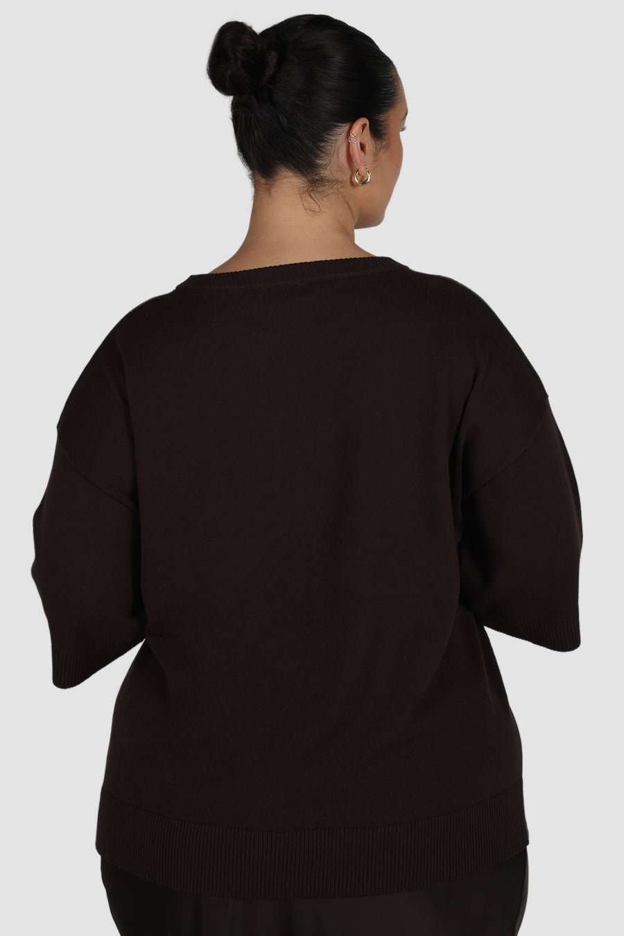 CALDER KNIT TOP ESPRESSO - Fayt The Label